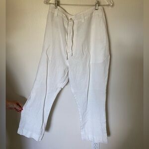 100% linen pants